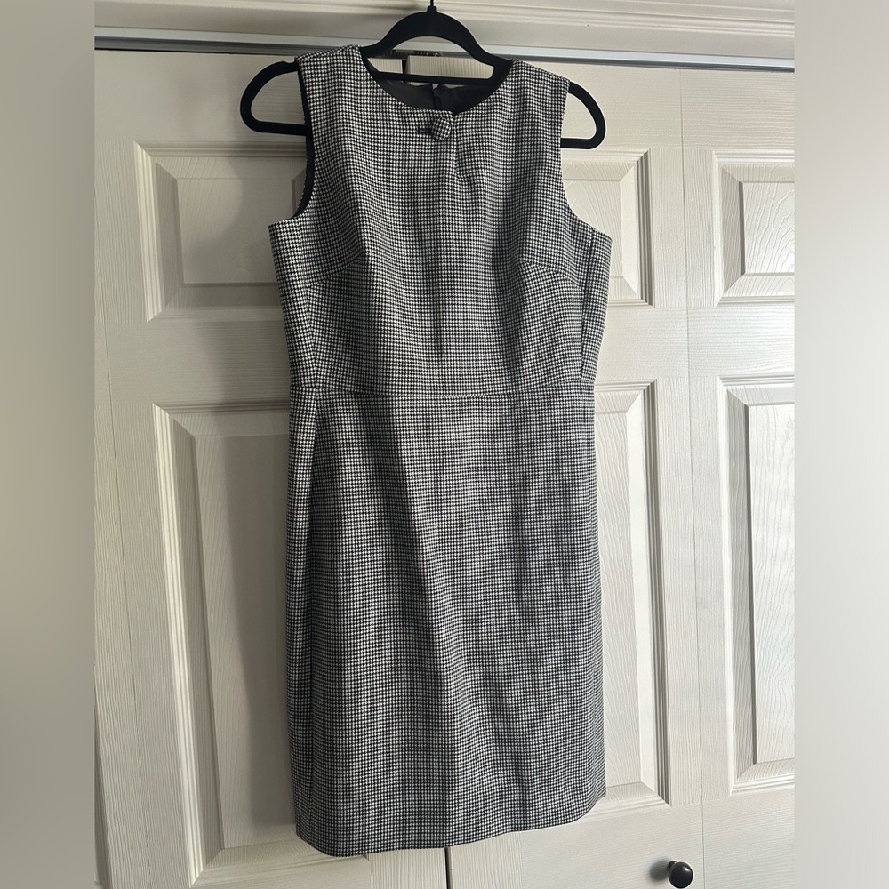 J Crew Black and white dress